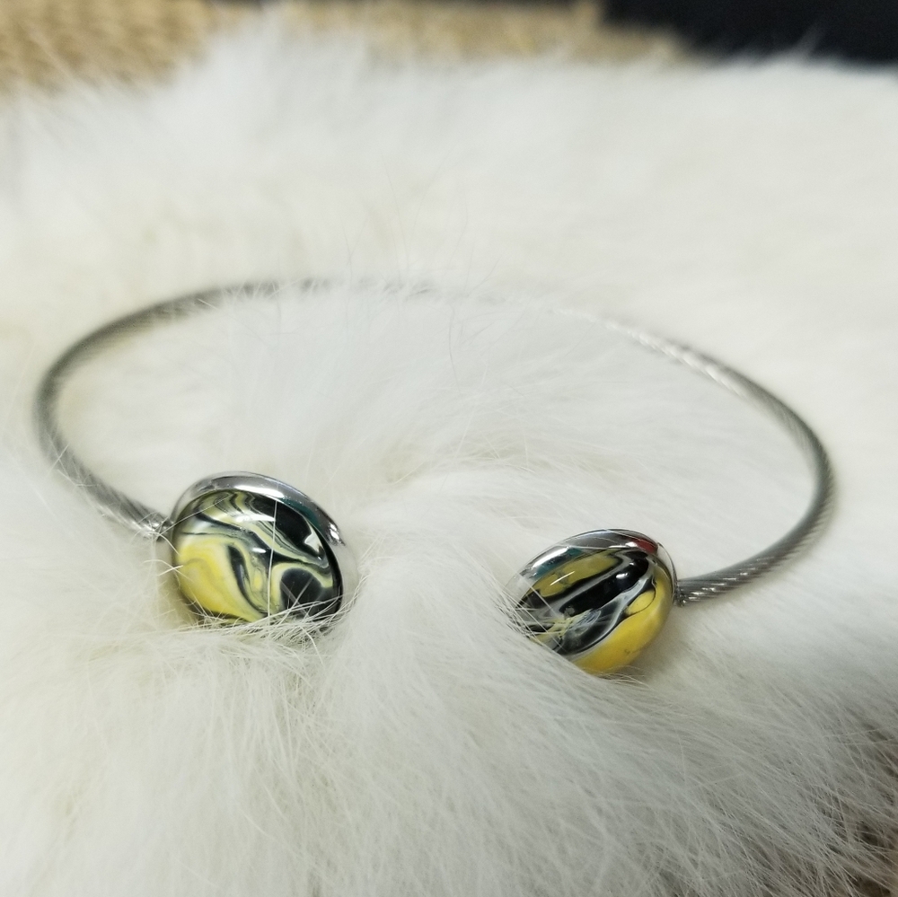 Silvertone Cuff Bracelet